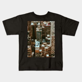 Downtown Manhattan view Kids T-Shirt